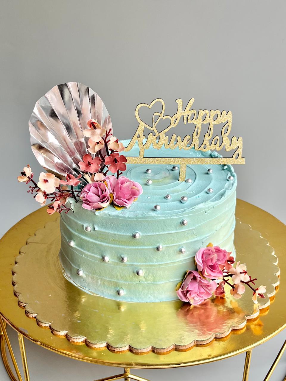 Floral flow delight cake