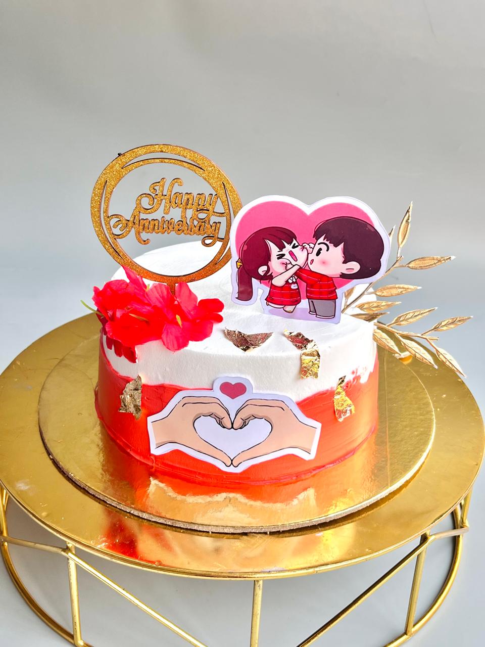 Love bird celebration cake