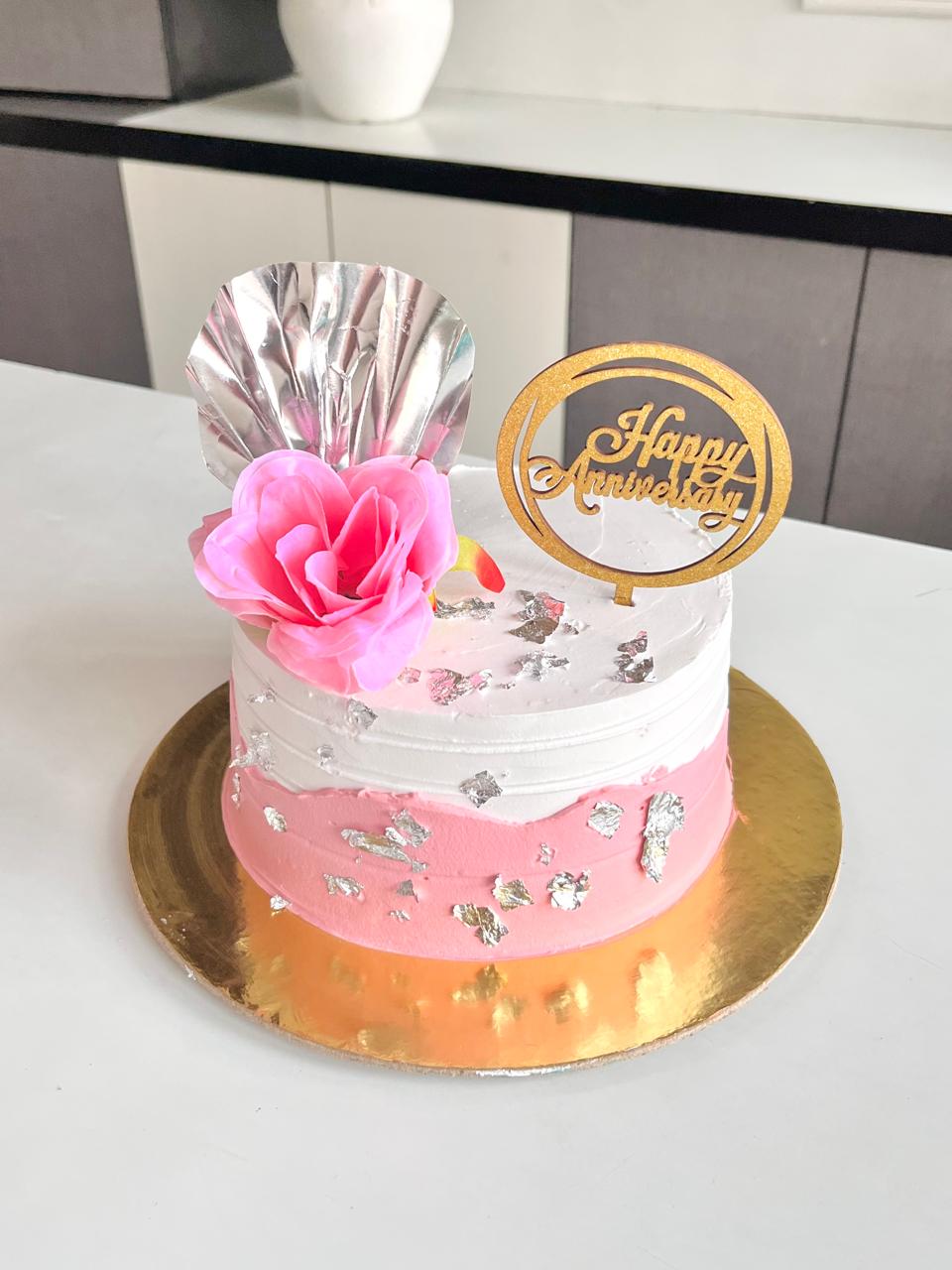 Blush affair cake
